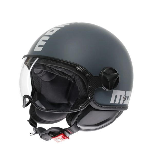 Jet Momo Design FGTR Classic helmet - Gray / WhiteRef: MM0165