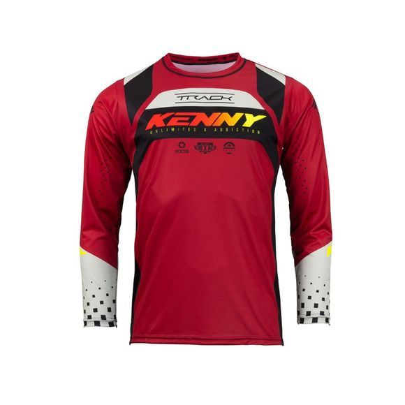 Kenny TRACK FOCUS 2024 cross jersey - RedRef: ke1736-c64885