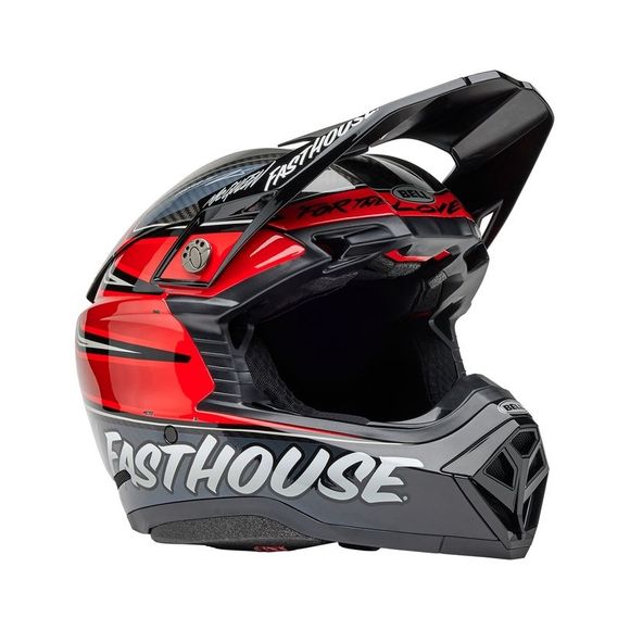 Casque cross Bell MOTO-10 SPHERICAL FASTHOUSE DITD 2026 - Noir / RougeRef : EL0728