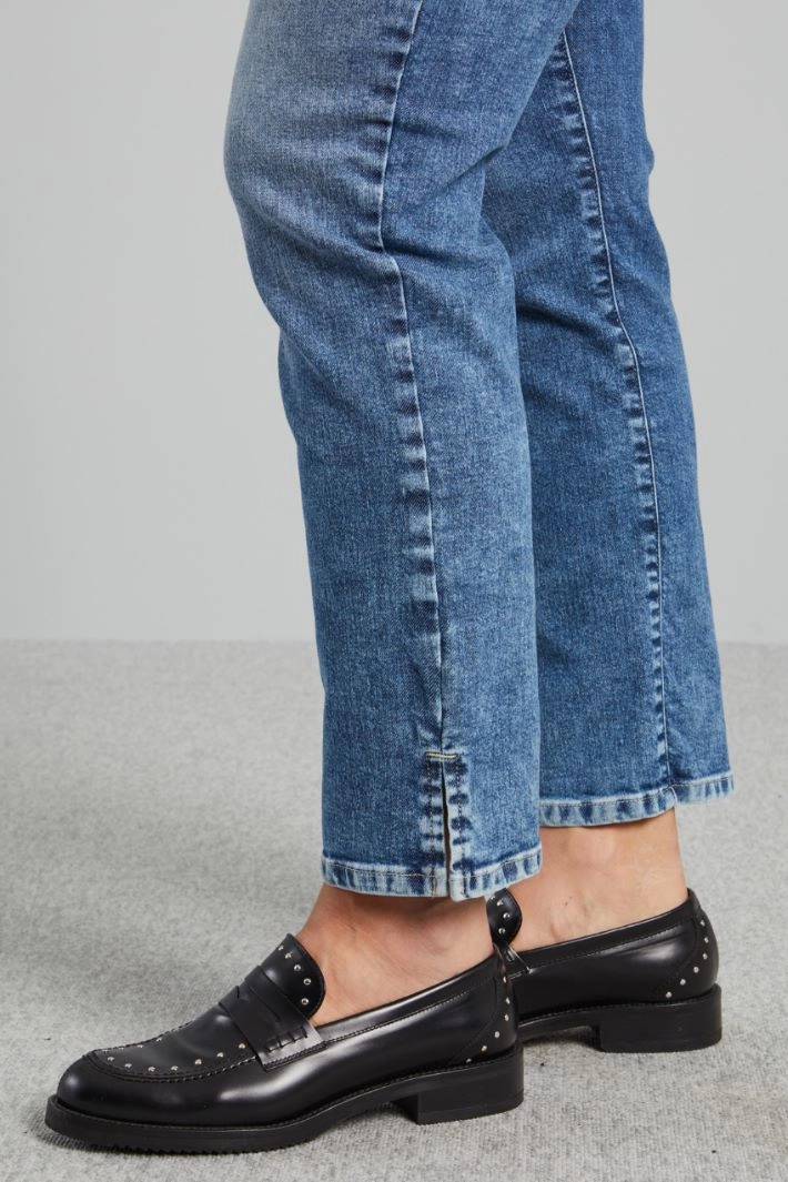 5-pocket slim fit trousers - DENIM LIGHT BLUE