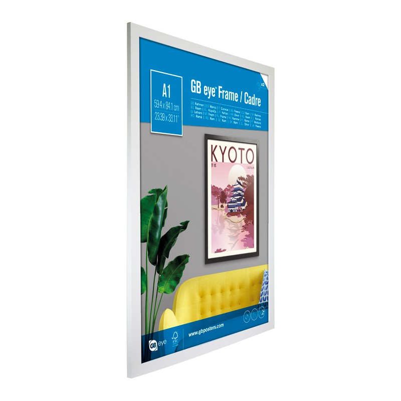 MDF White Frame A1 (59,4 x 84,1 cm)