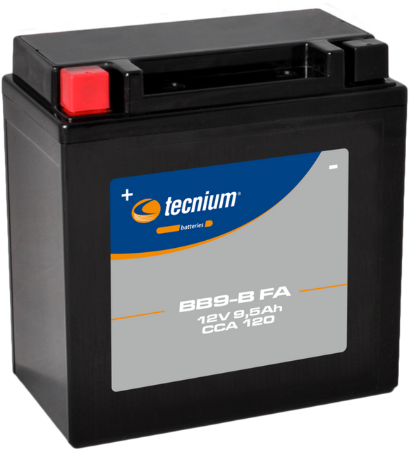 Factory activated maintenance-free Tecnium battery - BB9-BRef: Te02427A / 1105553