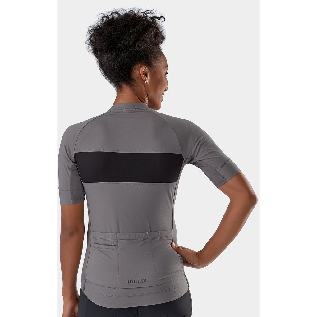 Trek Circuit LTD Cycling Jersey Women - Charcoal/Black