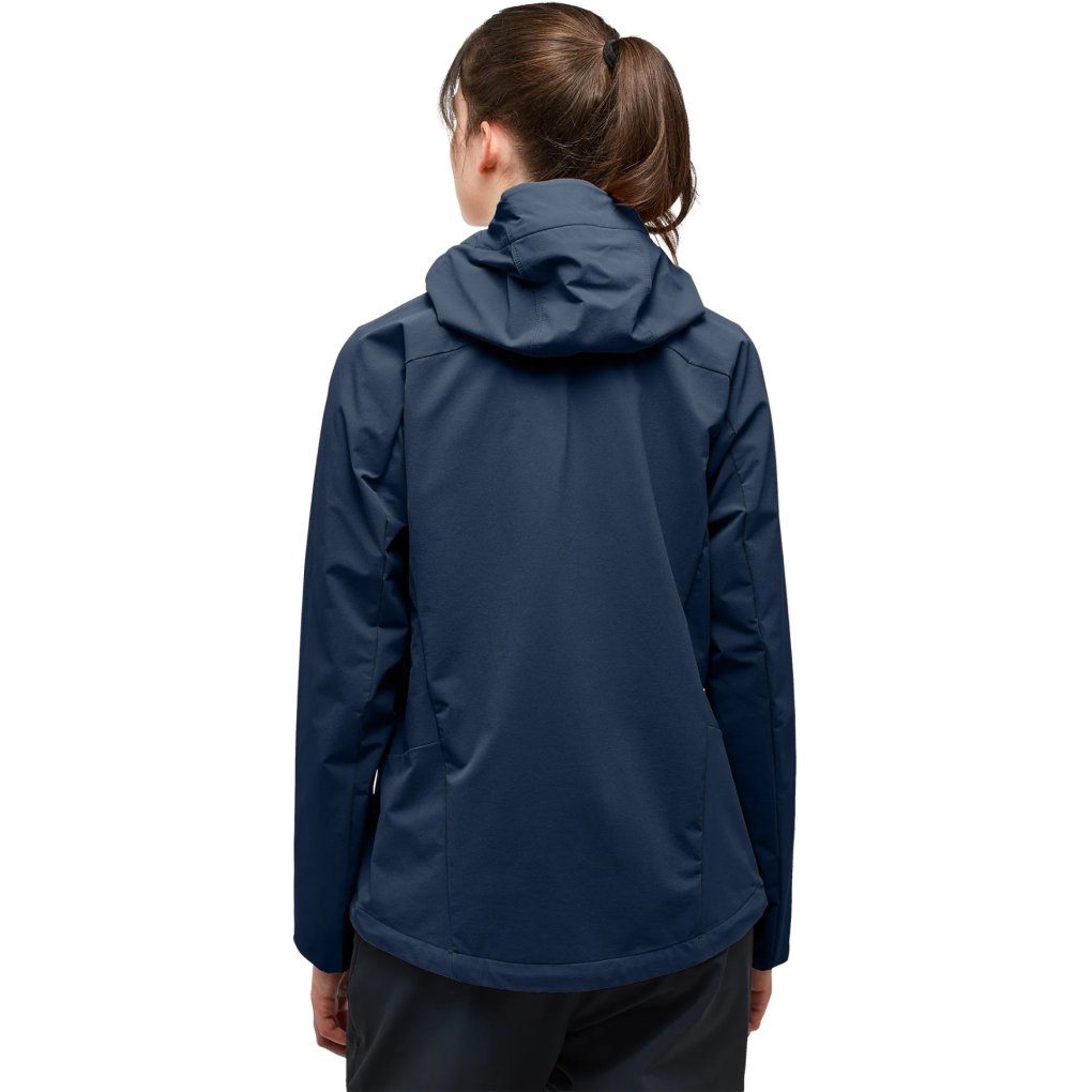 Haglöfs Move Softshell Hood Jacket Women - tarn blue 3N5