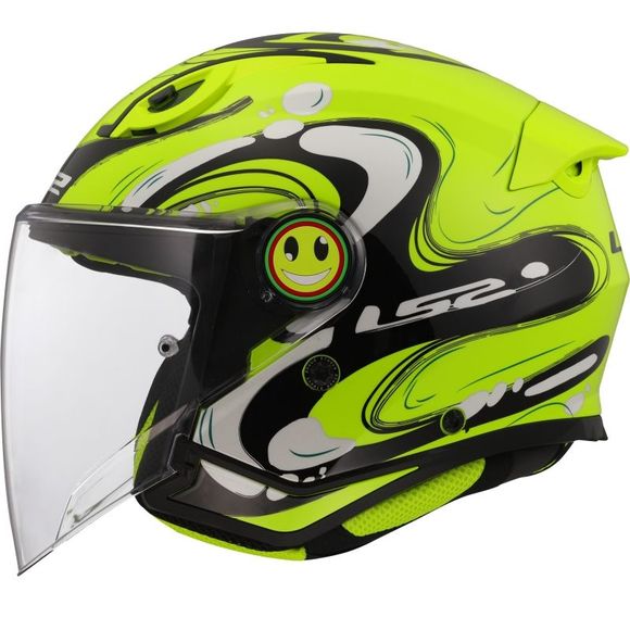 Helmet Jet LS2 of622 Funny II - Glup - YellowRef: LS1044