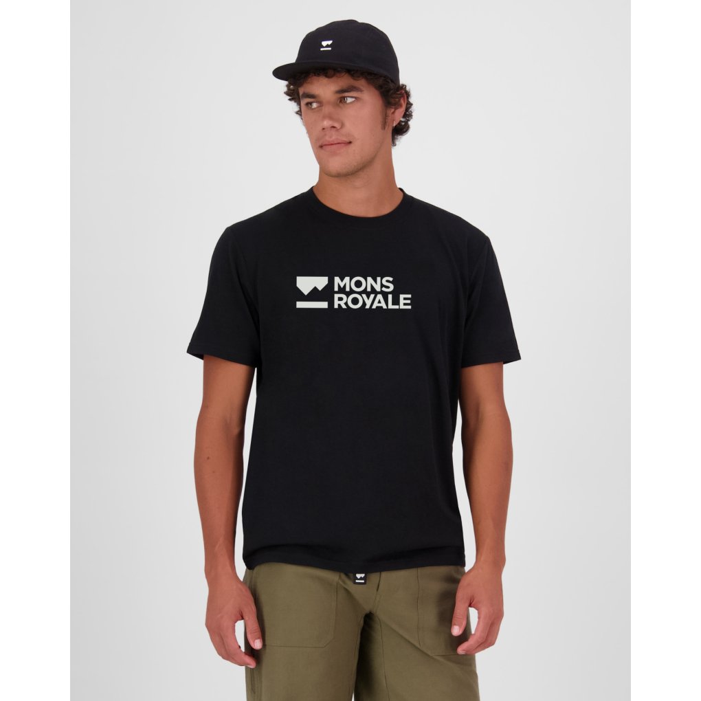Mons Royale Icon Merino T-Shirt Men - black 1181
