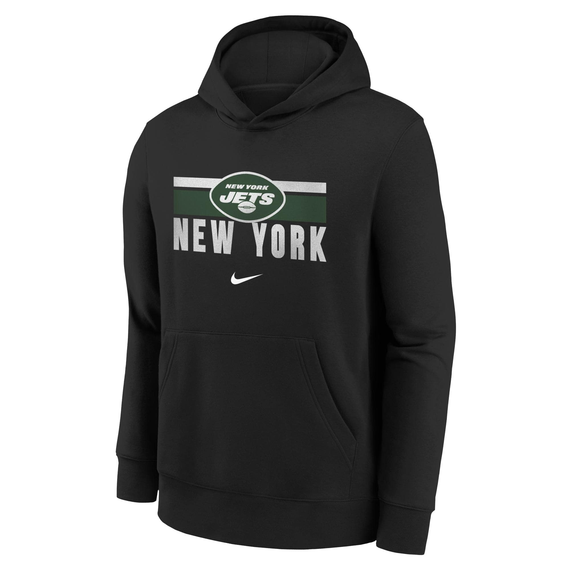 New York Jets NFL Team Stripes Nike Club Hoodie (YOUTH)