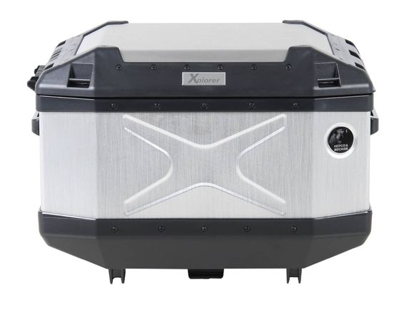 Top case Hepco & Becker Xplorer 45 - argent UniverselRef : HBE05432A / 610212 00 00