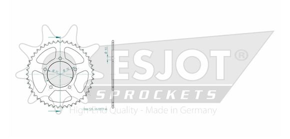 Esjot crown 46 teethRef: ESJO00071A / 12113058