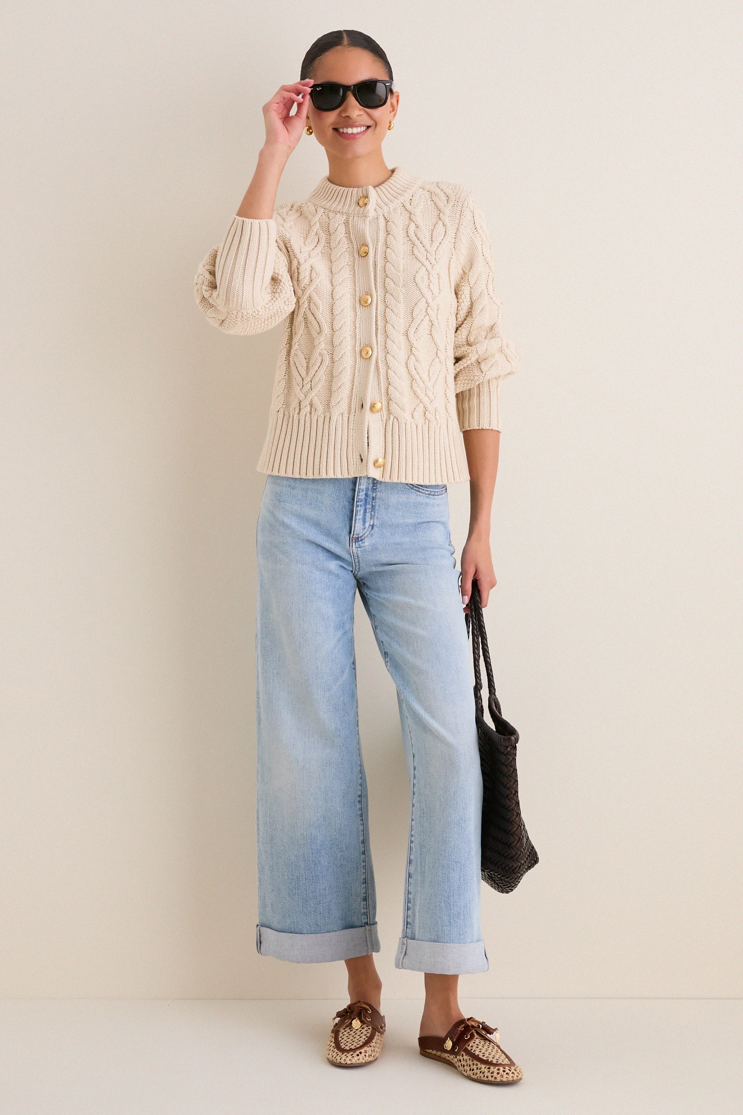 Natural Crochet Naveta Loafers