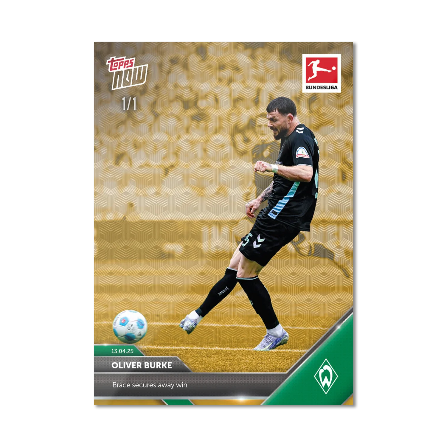 Oliver Burke - 2024-25 Bundesliga Topps NOW® Card 165