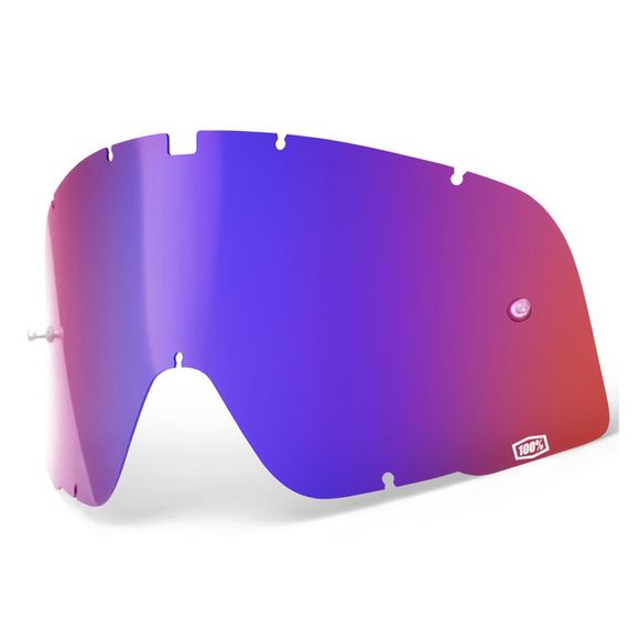 100% barstow mask screen - red / iridiumRef: CE1153