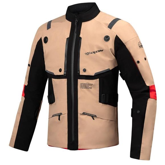 Ixon M -Skeid Motorcycle Jacket - Beige / BlackRef: Ix1753-C64707