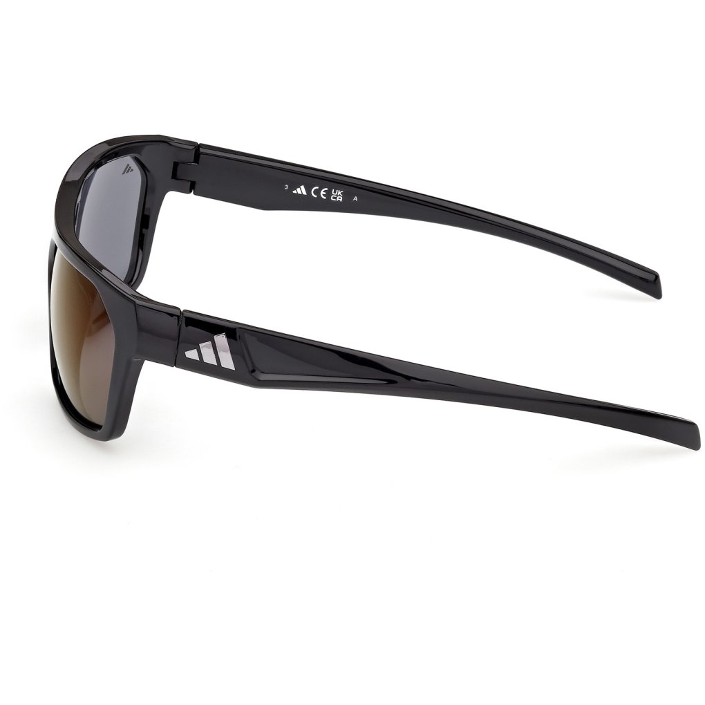 adidas Essentials ES0004 Glasses - shiny black / gradient mirror violet