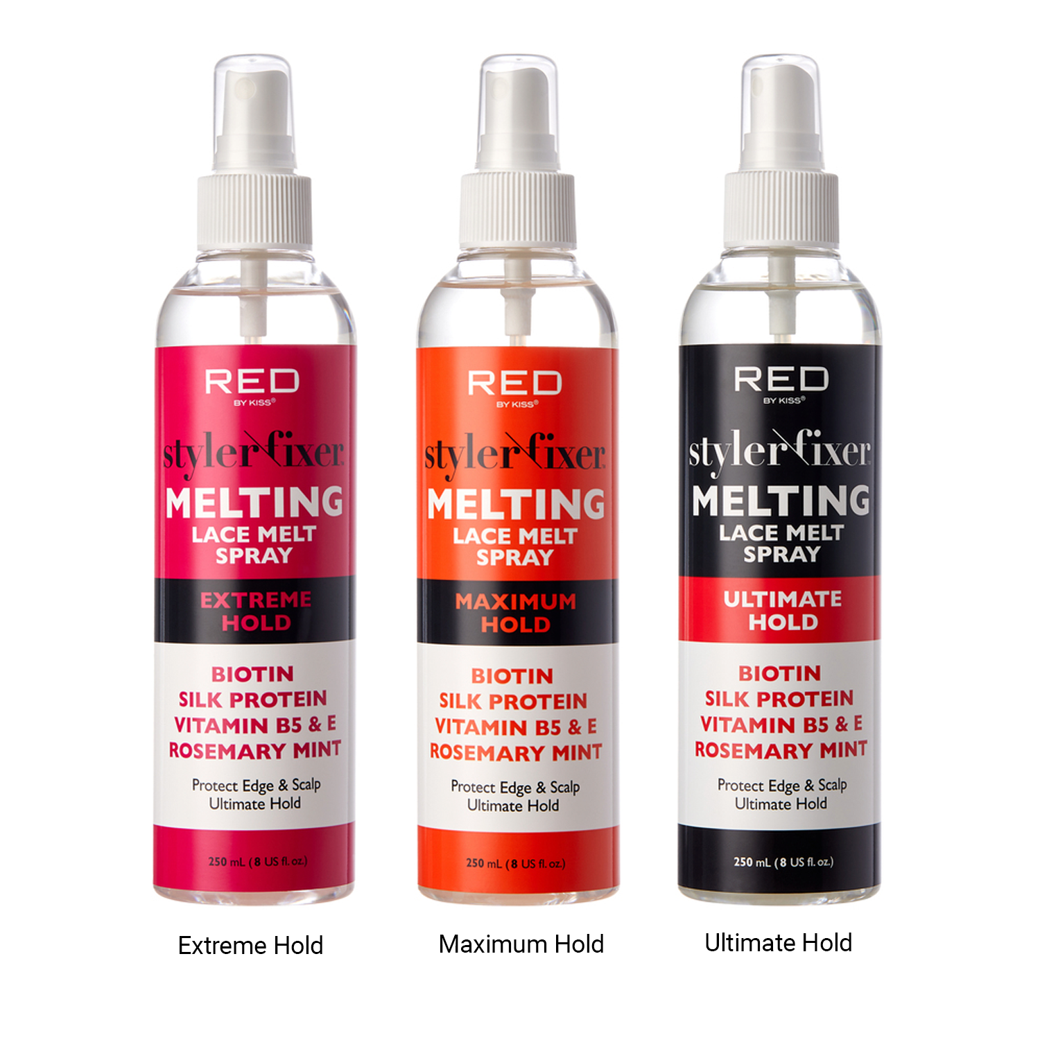 Red by Kiss Styler Fixer Melting Spray 8oz/ 250ml