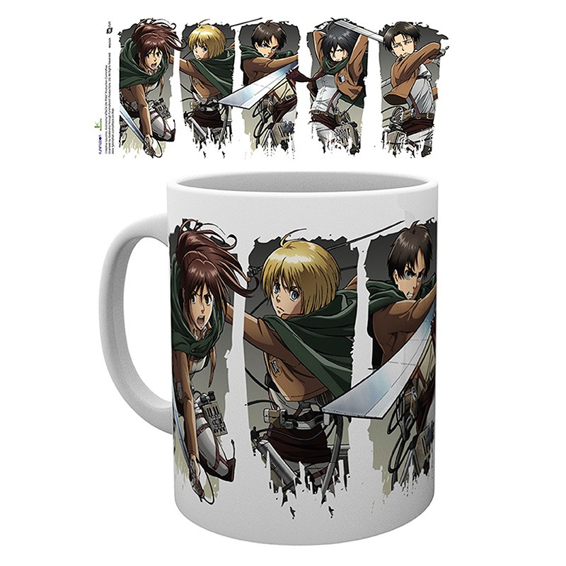 ATTACK ON TITAN Mug Character Montage