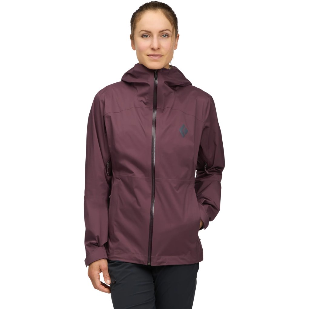 Black Diamond Fineline Stretch Shell Rain Jacket Women - Fig