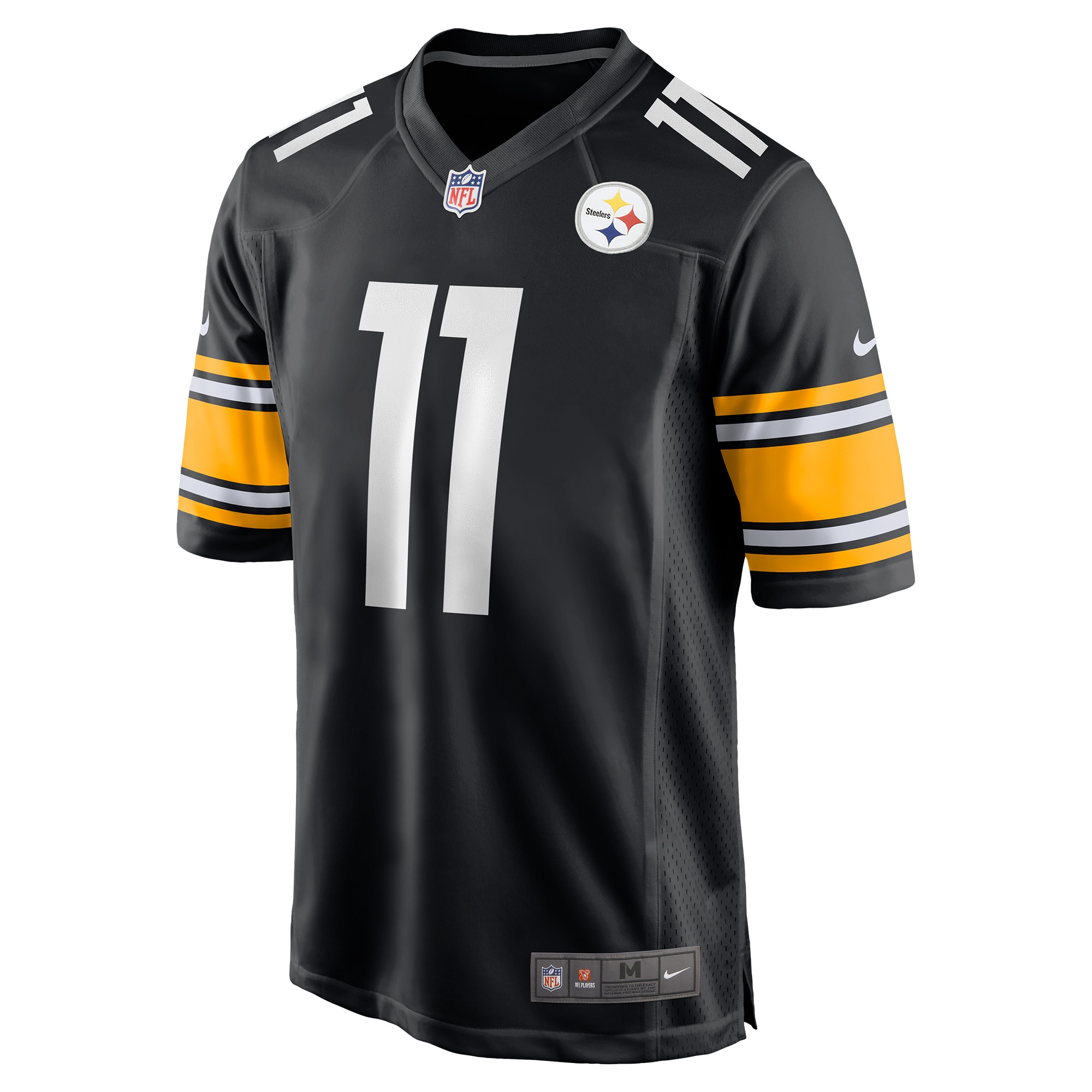 Chase Claypool #11 Pittsburgh Steelers Nike Game NFL Football Jersey Black