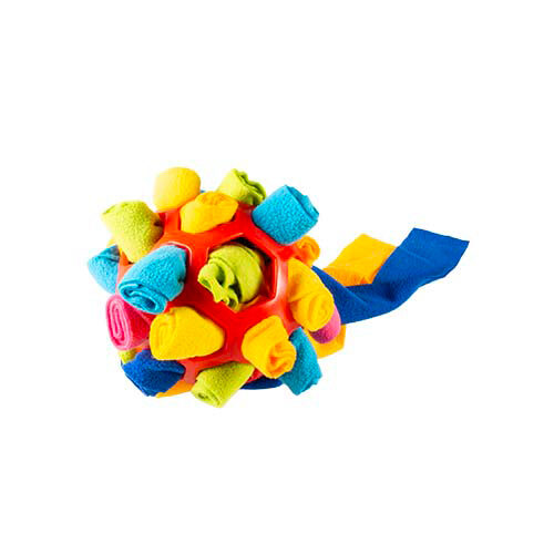 Duvo+ Sniff and Snack Ball - 14 x 14 x 14 cm - Multicoloured