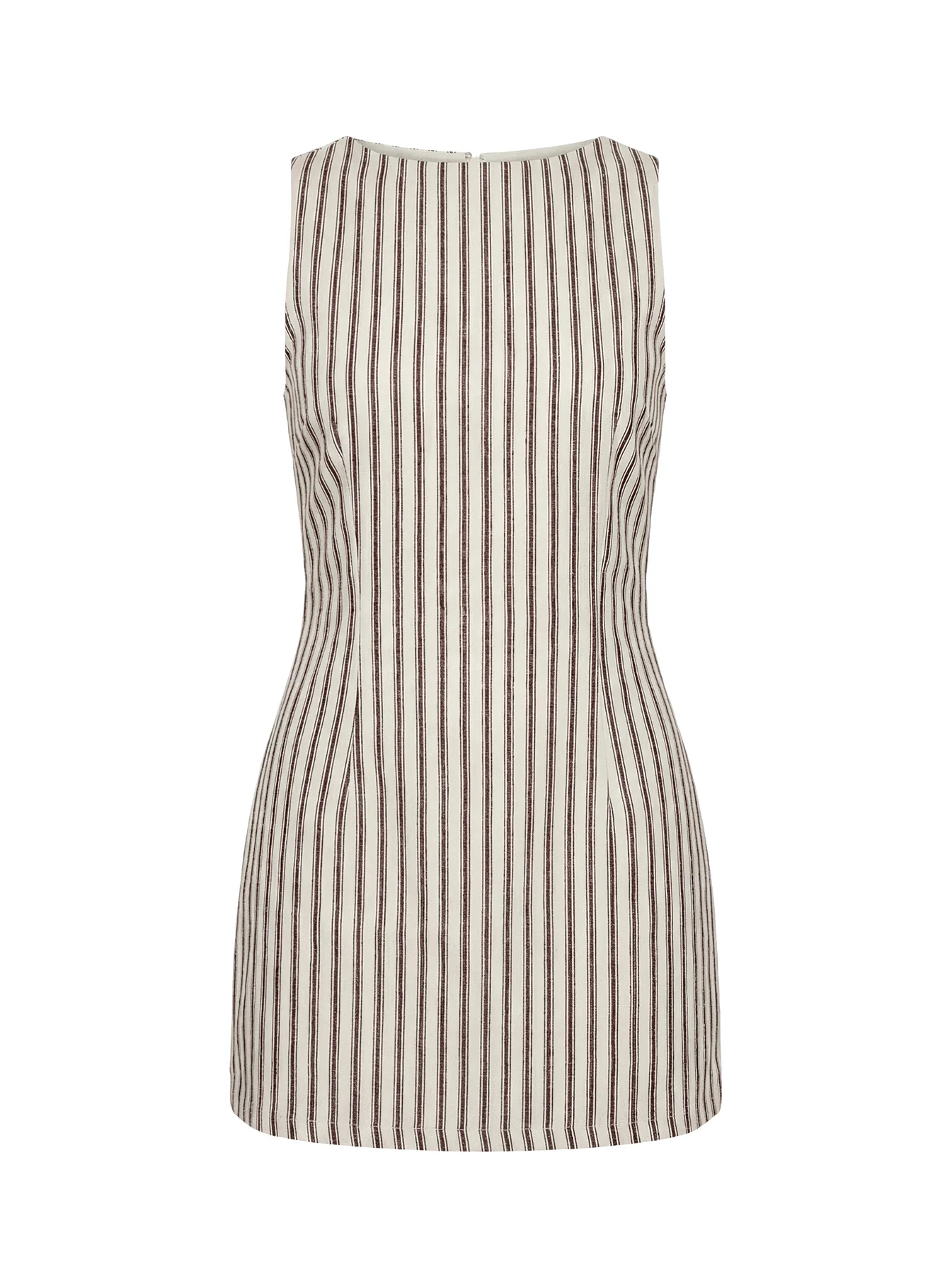 Yumiko Romper Brown Stripe