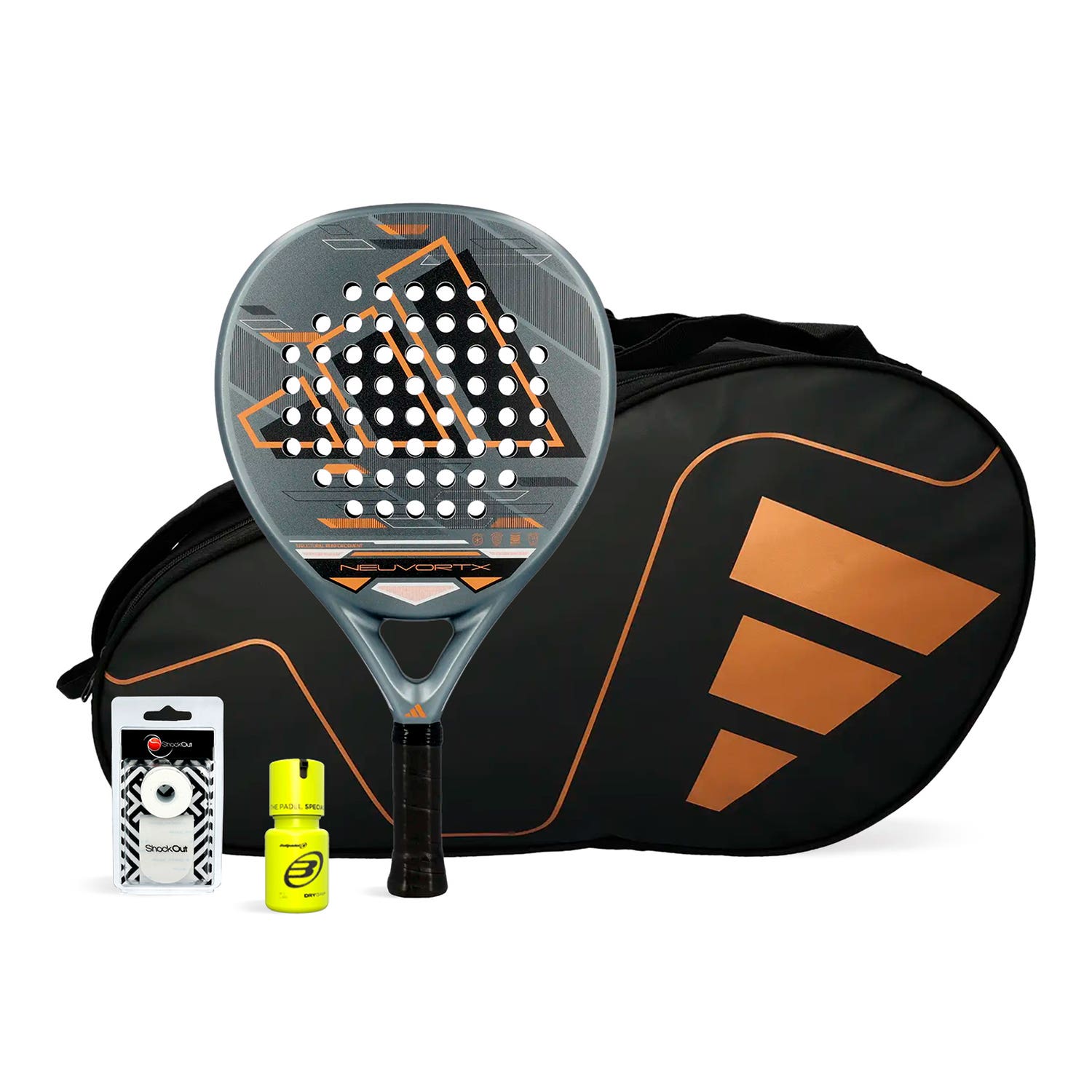PACK ADIDAS NEUVORTX COOPER PADELBAG CARBON CONTROL DRY GRIP
