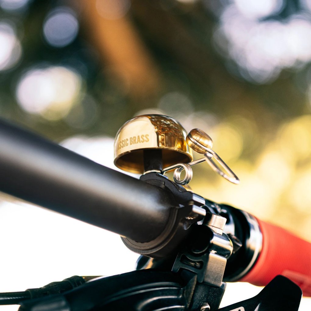 Lezyne Classic Brass Bell - Hard Mount - black