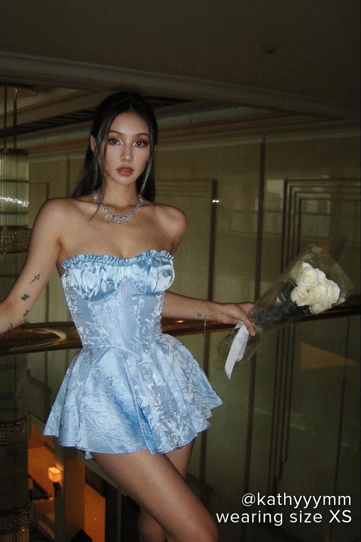 Airina Dress -Blue