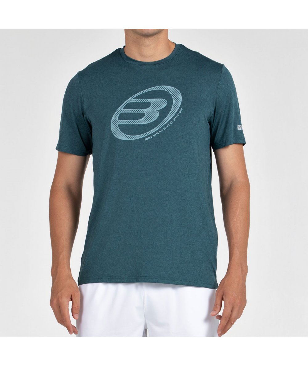 BULLPADEL LANDE DARK GREEN VIGORE T-SHIRT