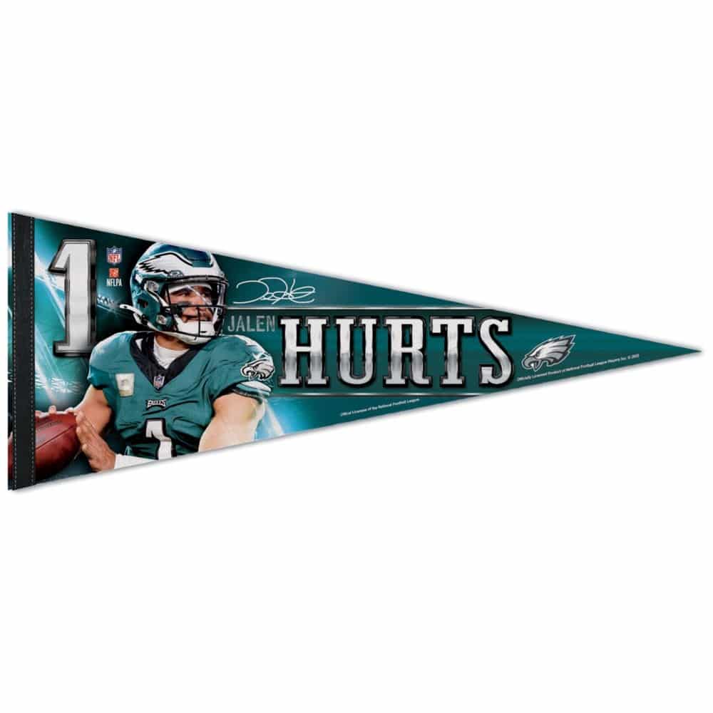 Jalen Hurts Philadelphia Eagles Premium NFL Pennant