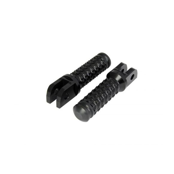 Bike It Ally Universal Front Footpegs - BlackRef: BIK0621