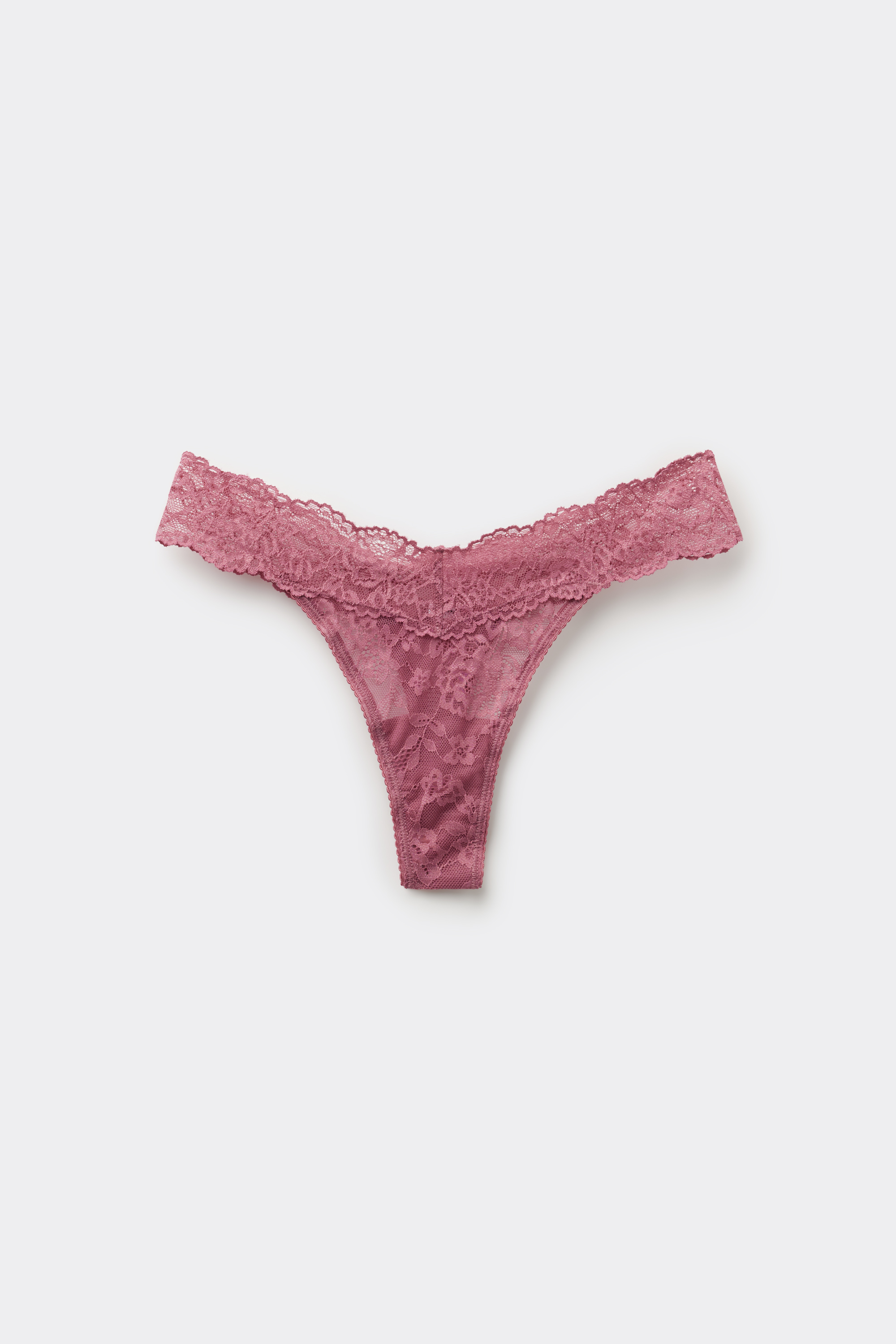 High-Cut Recycled Lace G-String