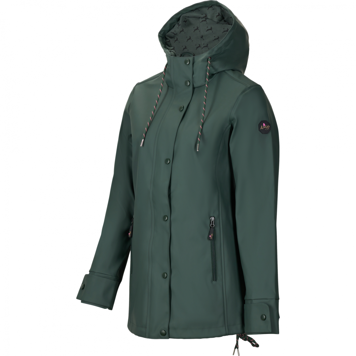 il Lago Sie Hirschlein Rain Jacket Women (Olive)