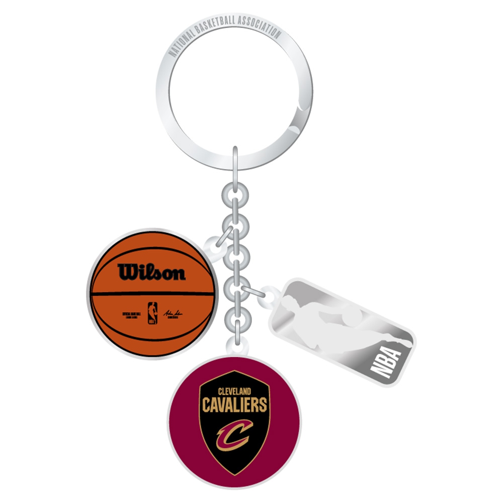 Cleveland Cavaliers NBA Charm Key Ring