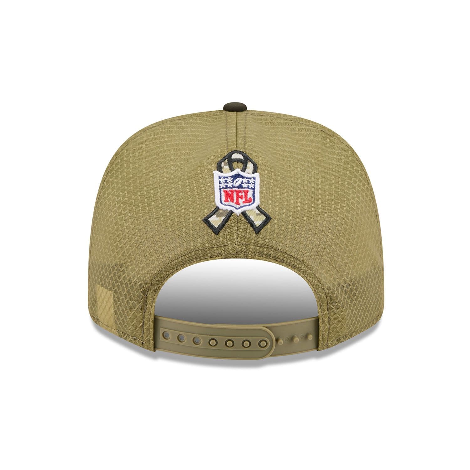 Atlanta Falcons 2025 NFL Salute to Service 9SEVENTY Trucker Snapback Cap Olive