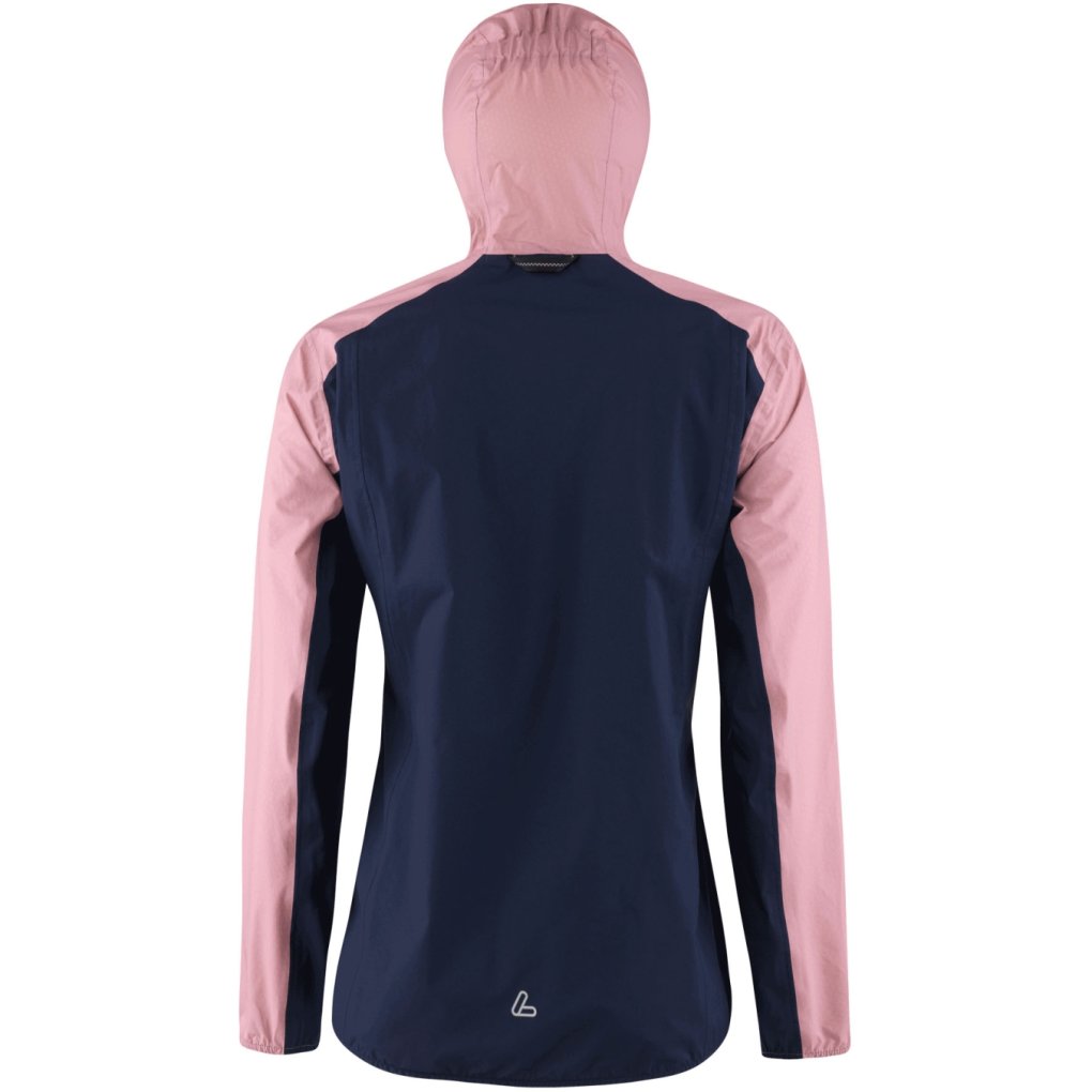 Löffler Aquavent WPM Pocket Hooded Jacket Women - dark blue/rosanne 453