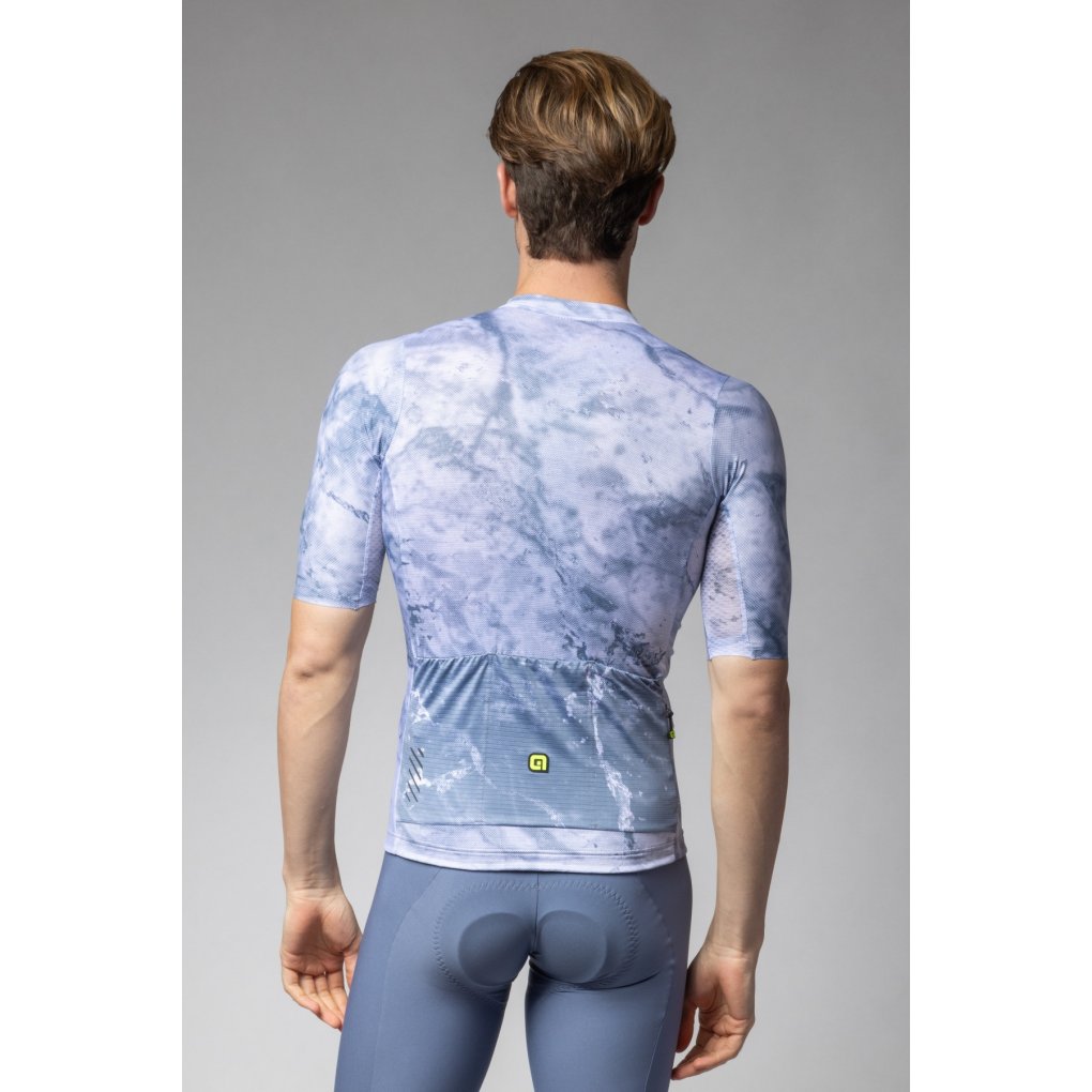 Alé PR-E Marble Short Sleeve Jersey Men - steel blue