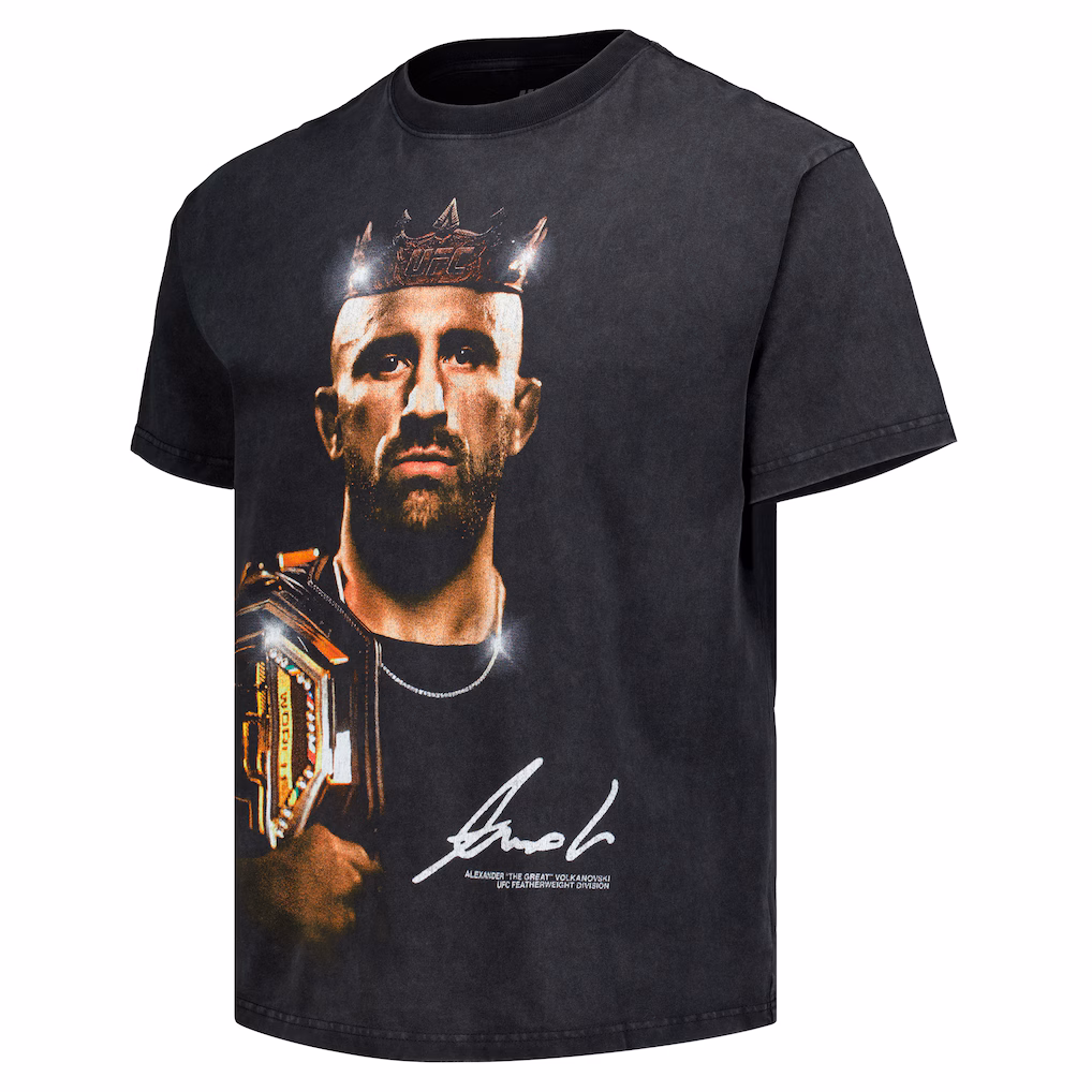 Men's Black Alexander Volkanovski King Again T-Shirt