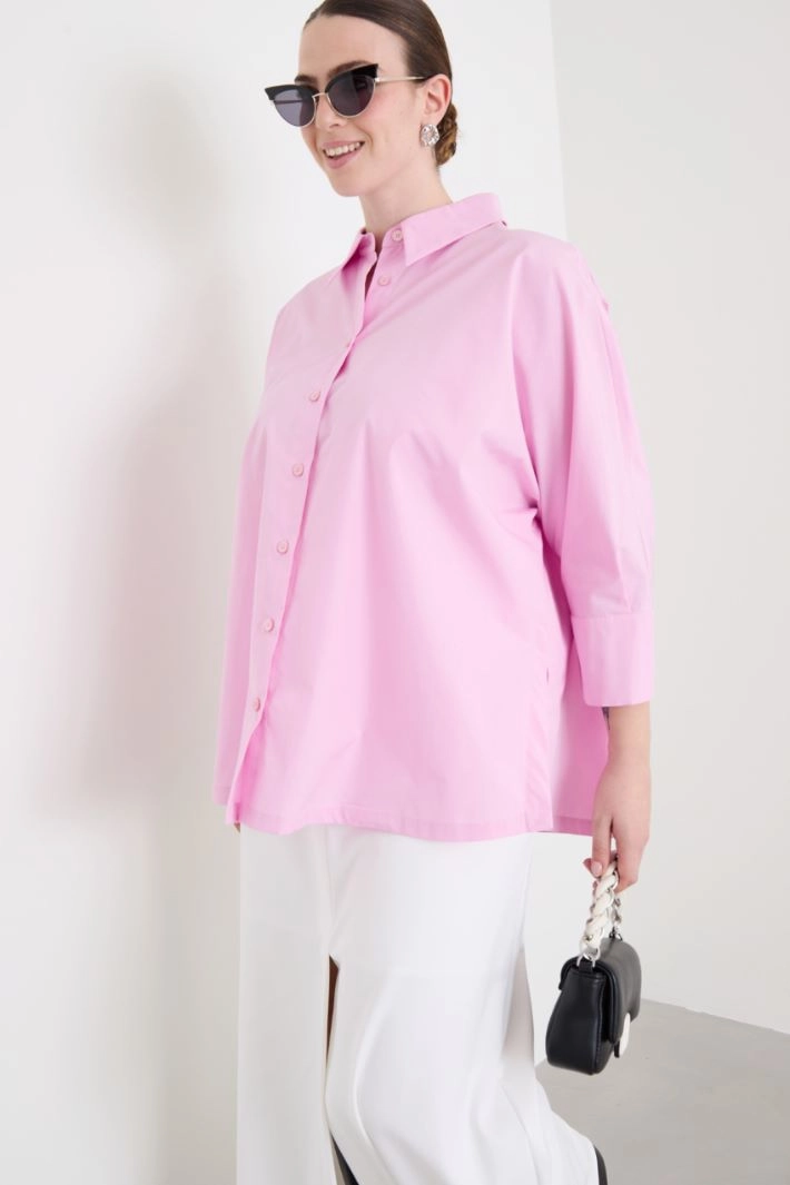 Kimono sleeve shirt - PINK