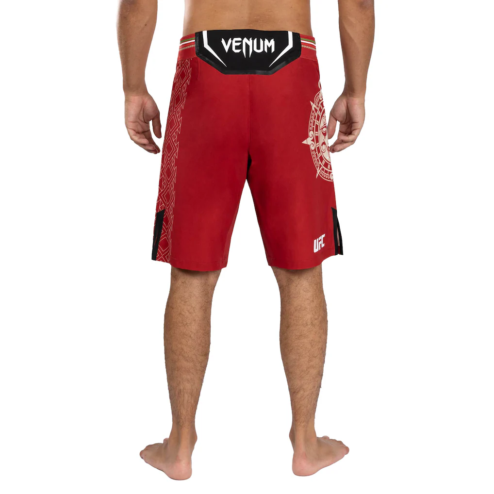 Men's Adrenaline Unrivaled by Venum Red Noche UFC Authentic Fight Night Long Fit Fight Shorts