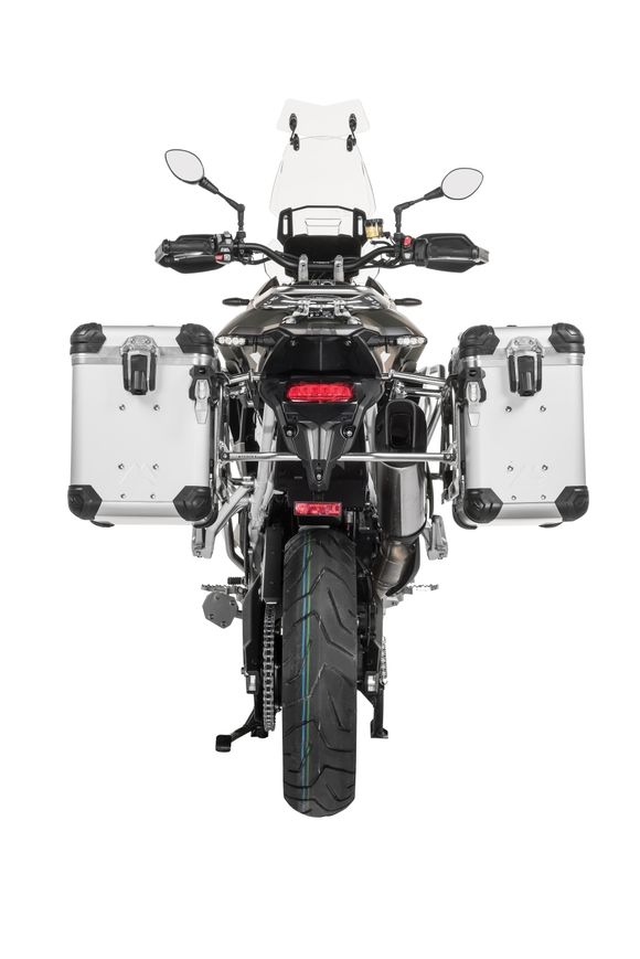 Touratech suitcase Complete kit ZEGA Evo 38/45 - Gray support included - Gray anodizedRef: Trt01892A / 01-421-6836-0