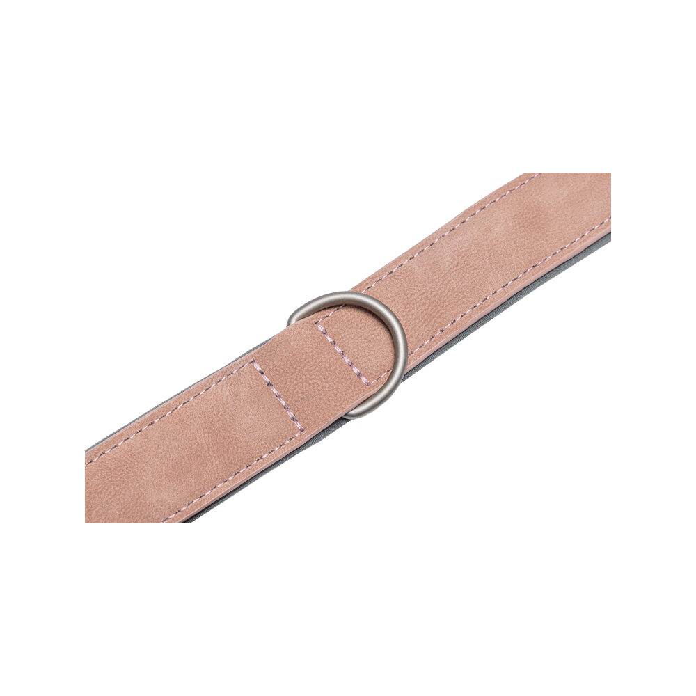 Beeztees Balacron Ax Dog Collar - Faux Leather - Brown - 21-26 cm x 10 mm