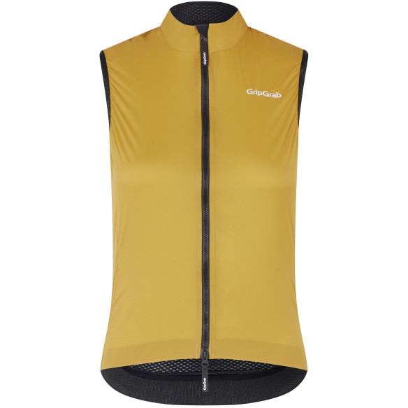 GripGrab PACR Windproof Lightweight Vest Women - Mustard Yellow