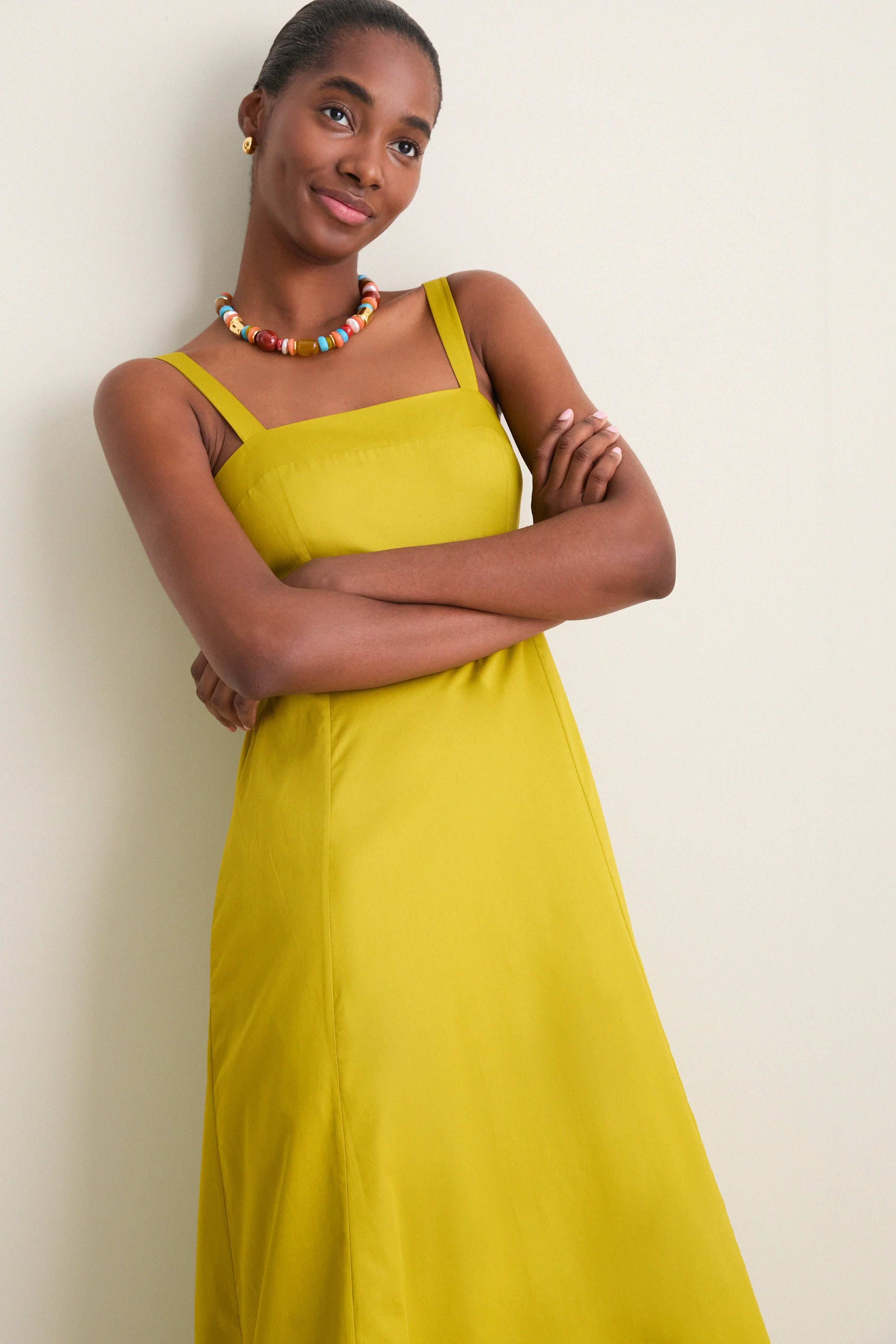 Pistachio Fit and Flare Dress