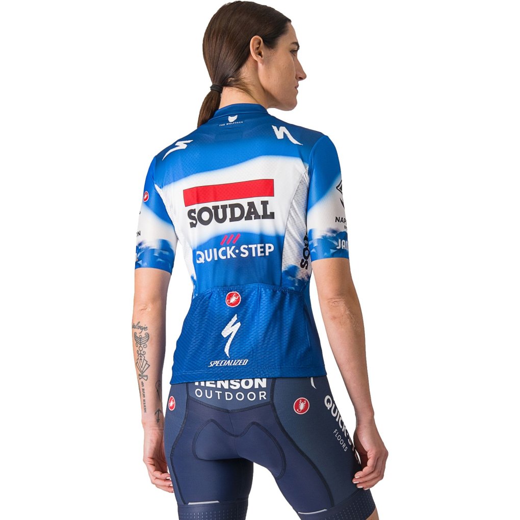 Castelli Competizione 3 Jersey Team Soudal Quick-Step Women - ceramic blue/white 087