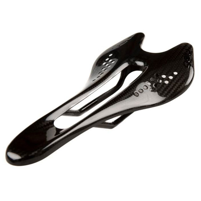 Gelu K3+ Gravel Carbon Saddle with Punctured Top - black Logos