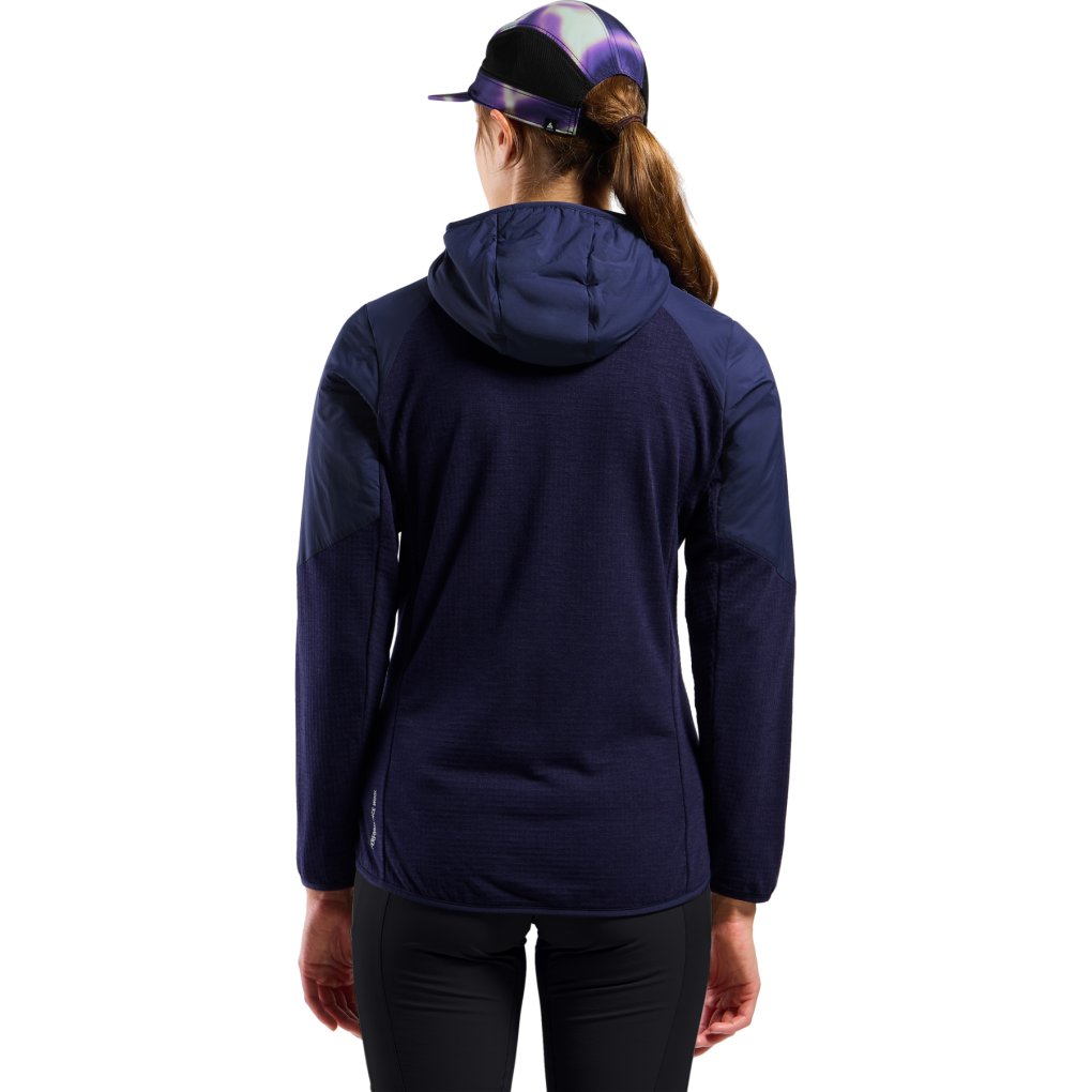 Odlo Ascent Wool Insulated Hybrid Jacket Women - eclipse