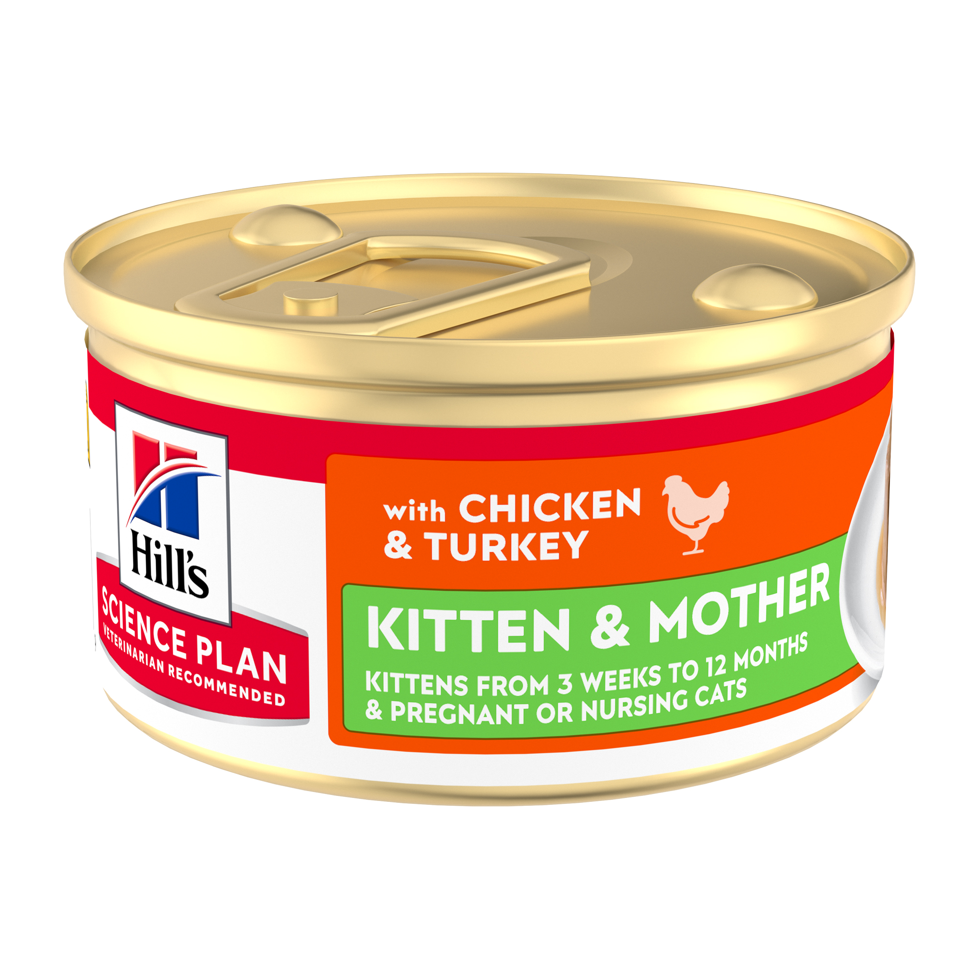 Hill's Science Plan Kitten & Mother Tender Mousse - Chicken & Turkey - 24 x