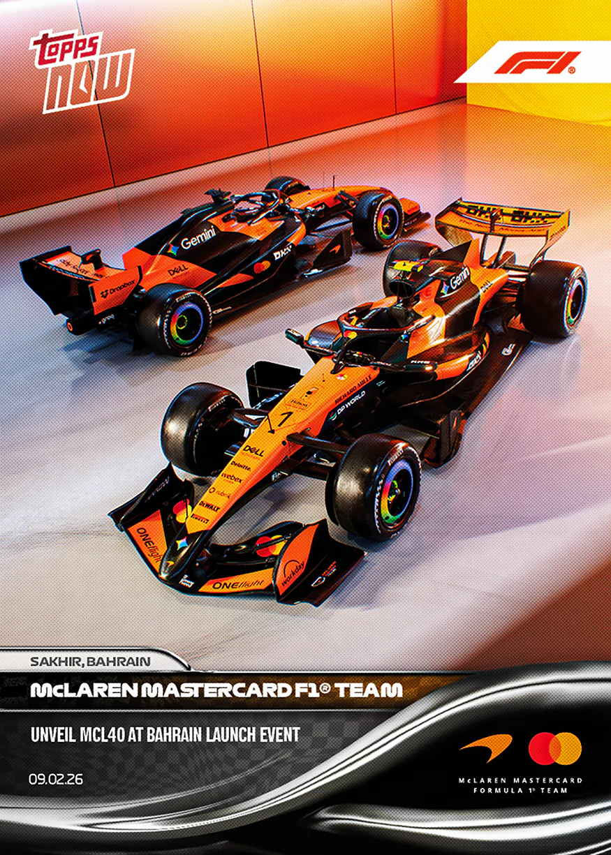 McLaren Mastercard F1® Team - 2026 Formula 1® Topps NOW® - Card 9