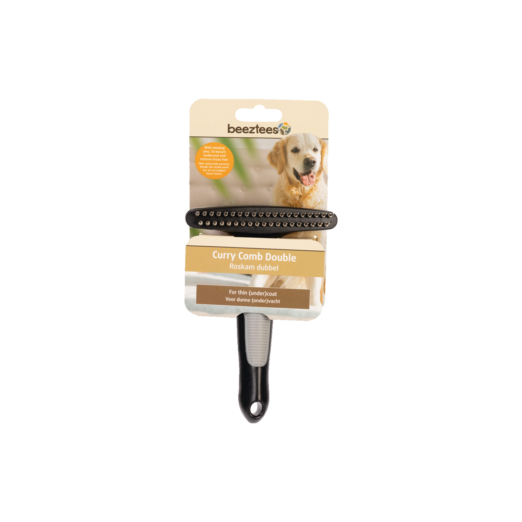 Beeztees Grooming Comb Double Rotating Tooth