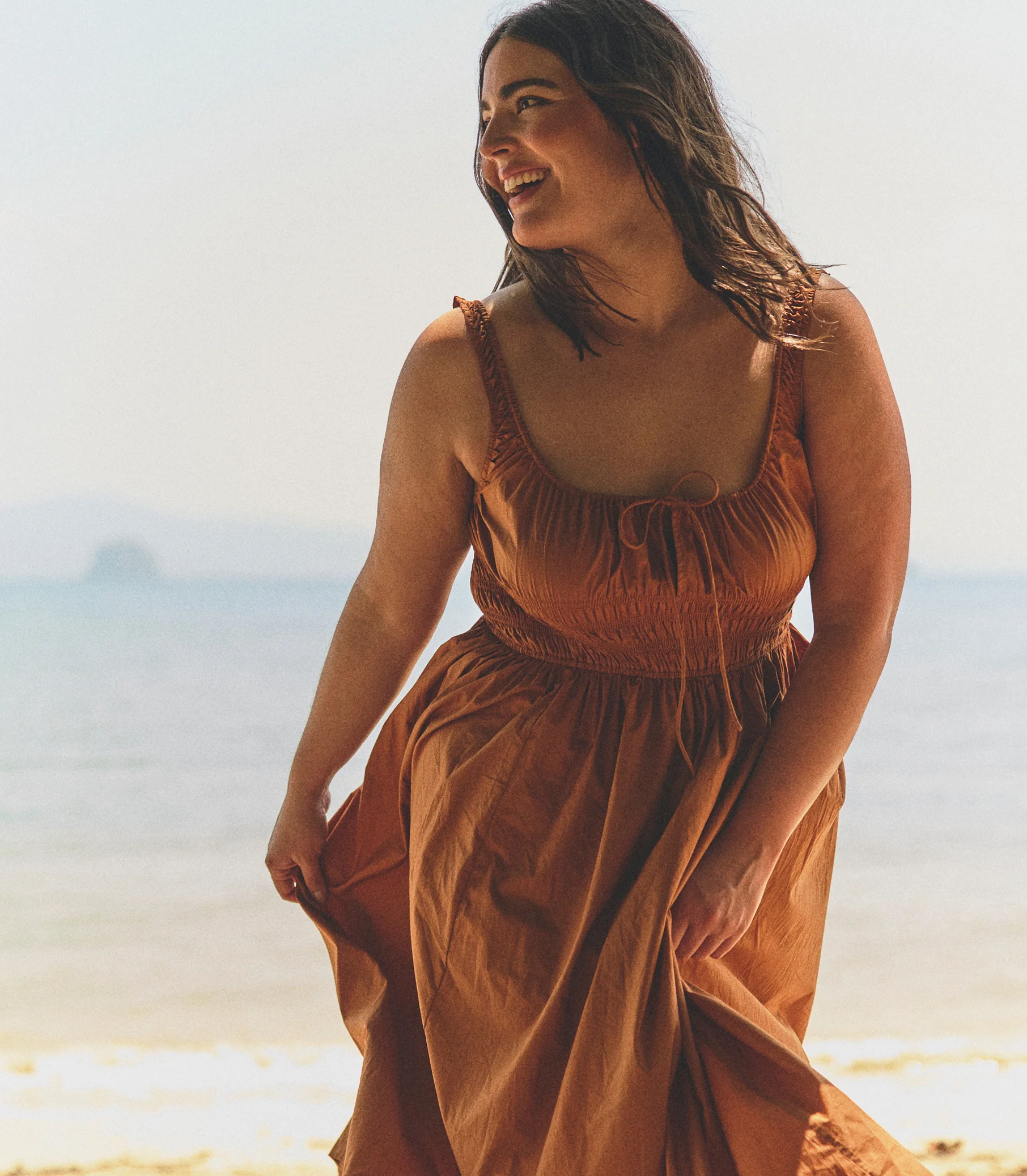 Quilla Midi Dress - Coconut